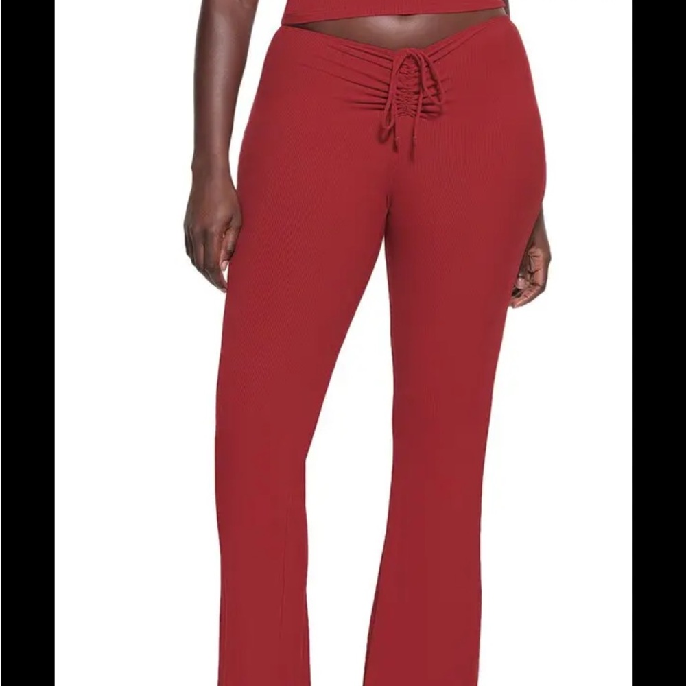 SKIMS Red Lounge Pants NWT